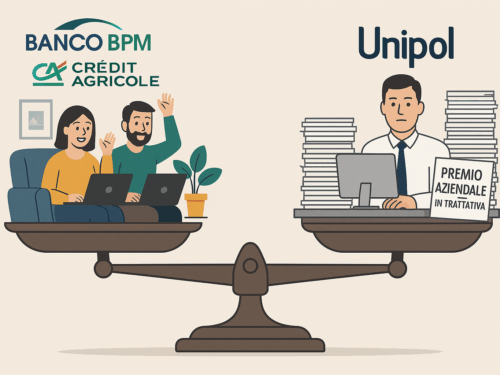 Smart working: in BancoBPM e Crédit Agricole ottimi accordi, Unipol resta ferma (ma almeno si tratta il premio aziendale, forse…)